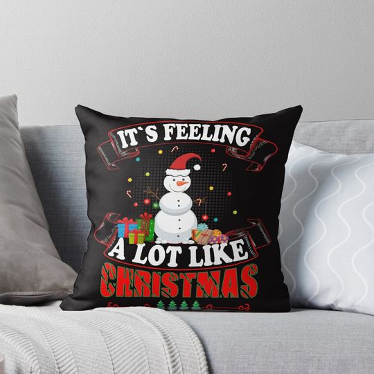 Discover It`s feeling a lot like Christmas Pillow