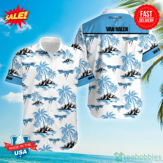 Discover van Palm Tree Rock Fans Hawaiian Shirt For Men And Women