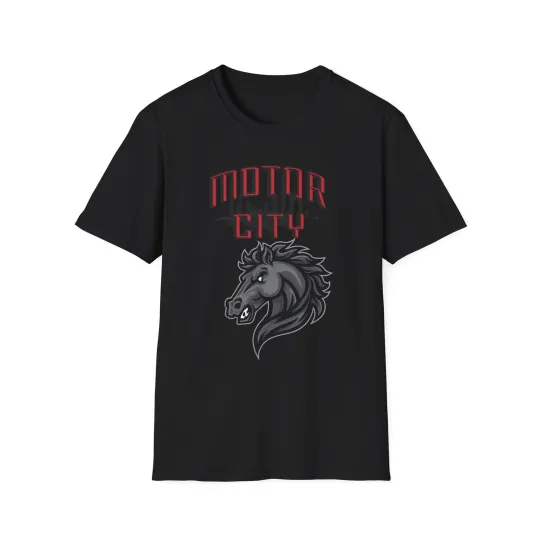 Discover Motor City Detroit Pistons T-Shirt Vintage Style Tee with Skyline