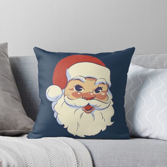 Discover Cute Santa Claus design Pillow