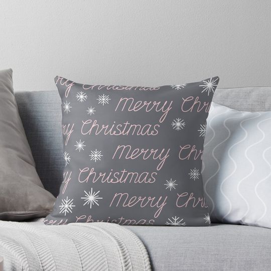 Discover Christmas Pattern Pillow