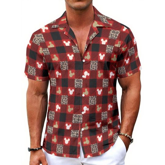 Discover Mickey Xmas Hawaiian Shirt, Disney Vacation Christmas Apparel