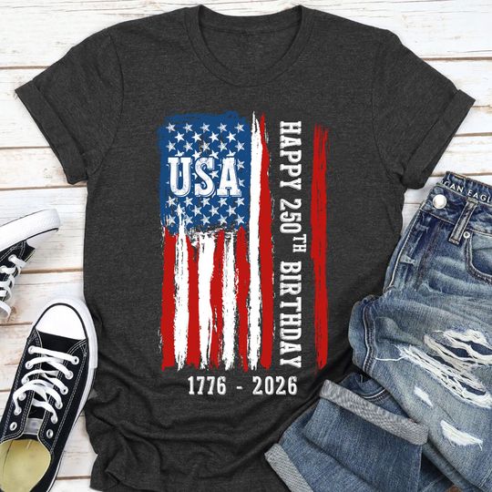 Discover 250th Birthday USA Shirt, America Independence Day Tee, 1776-2026 Patriotic Shirt, 4th of July T-Shirt, Semiquincentennial Gift, US Pride