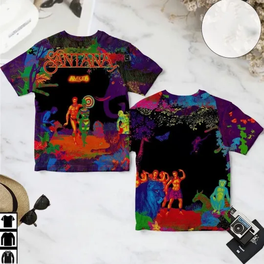 Discover Santana Album Music For Fans 3D T Shirt All Size