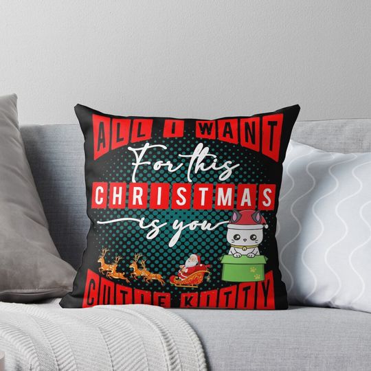 Discover All I want for this Cristmas Pillow