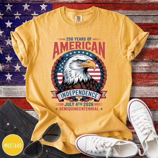 Discover 250 Years America Anniversary Shirt, 250th Independence Day T-Shirt, 4th of July Tee, America Celebration Outfit, Patriotic Apparel