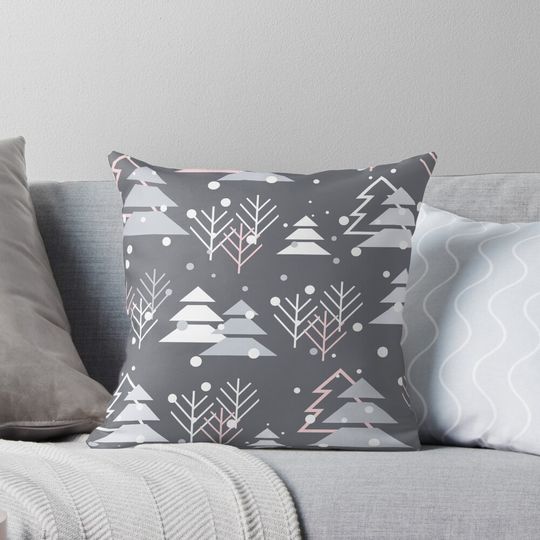 Discover Christmas Pattern Pillow