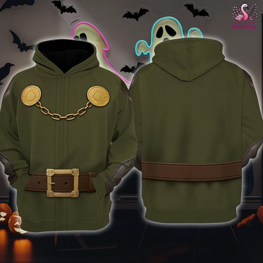 Doctor Dooom 3D Full Over Print Hoodie, Fantastic Four Doctor Dooom Cosplay Sweatshirt