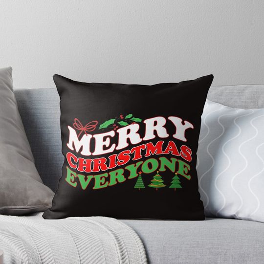 Discover Merry Christmas everyone Pillow