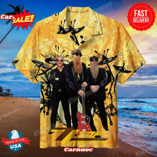 Discover ZZ Top Unisex Hawaiian Shirt