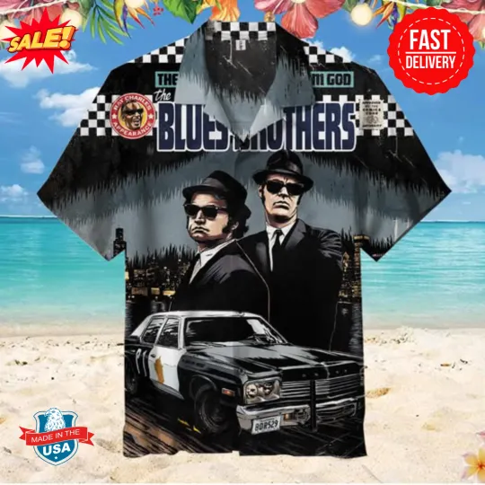 Discover The Blues Brothers Vintage Hawaiian Shirt