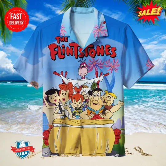 Discover The Flintstones Unisex Hawaiian Shirt