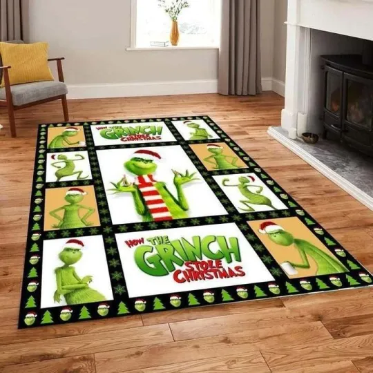 Discover funny character Area Living And Bed Room Rug Gift, Christmas Gift