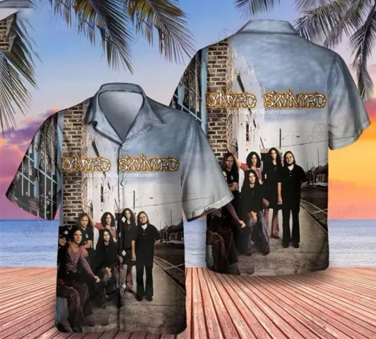 Lynyrd Skynyrd 1973 Hits Hawaiian Shirt