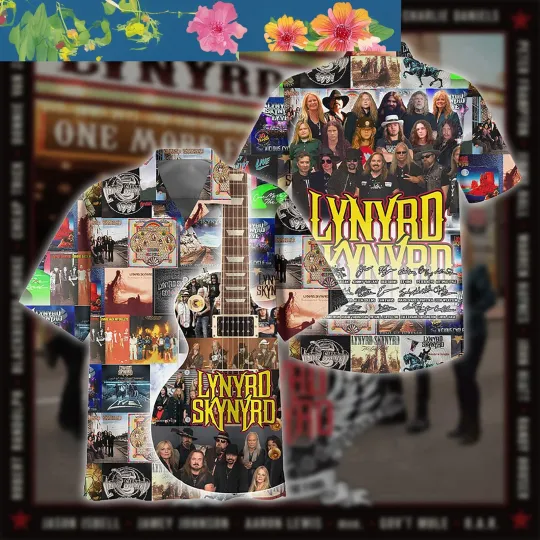 Lynyrd Skynyrd All Albums Hawaiian Shirt