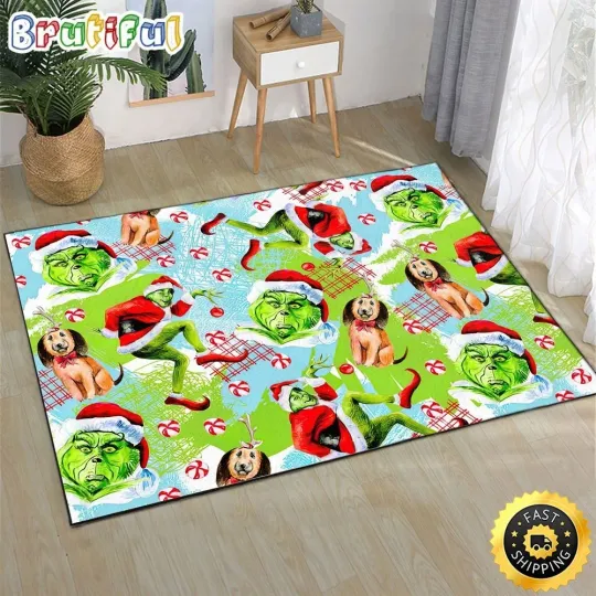 Discover Movie How the funny character Stole Christmas 3D funny character Christmas Rug, funny character Decor Rug