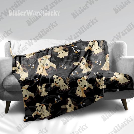 Discover Mystical Ghost Fleece Blanket: Anime Throw Blanket