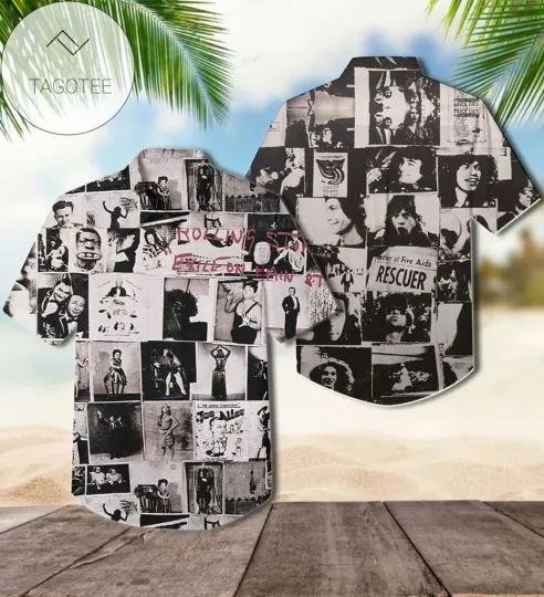 Exile On Main St. Studio Album By The Rolling Stones Hawaiian Shirt