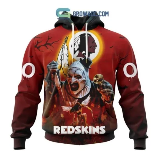 Washington Terrifier Horror Movie Halloween Redskin 3D All Over Printed Hoodies