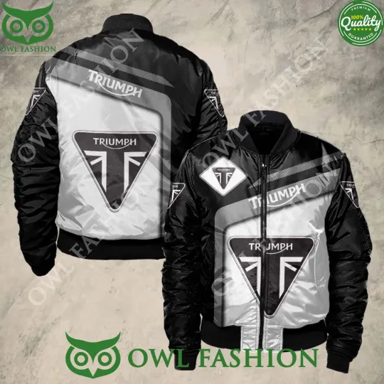 Discover Triumph Motorcycles Sport 3D Bomber Jacket