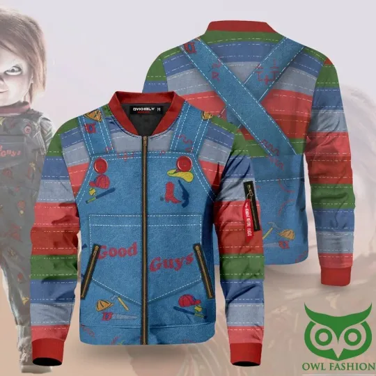 Chucky the Doll Printed Bomber Jacket