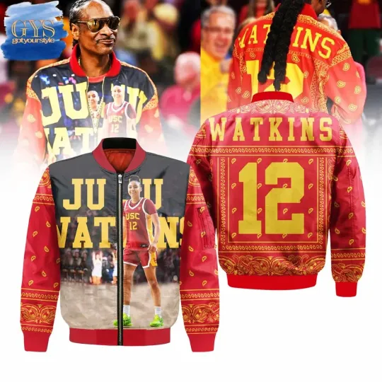 Discover Sno*op Do*gg JuJu Watkins USC Trojans Bomber Jacket