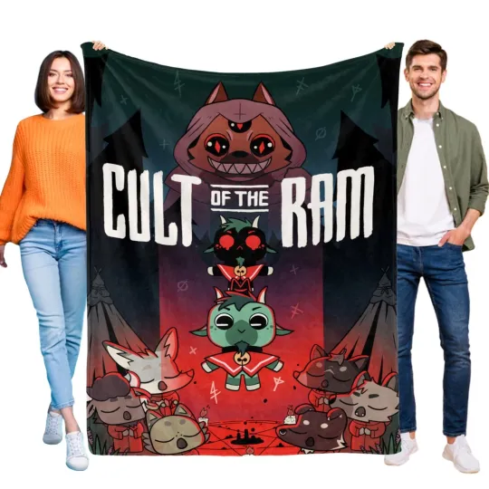 Cult of the Lamb Fleece Blanket