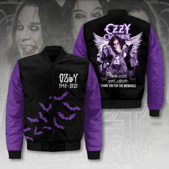 Black Sabbath x Ozzy  3D Bomber Jacket