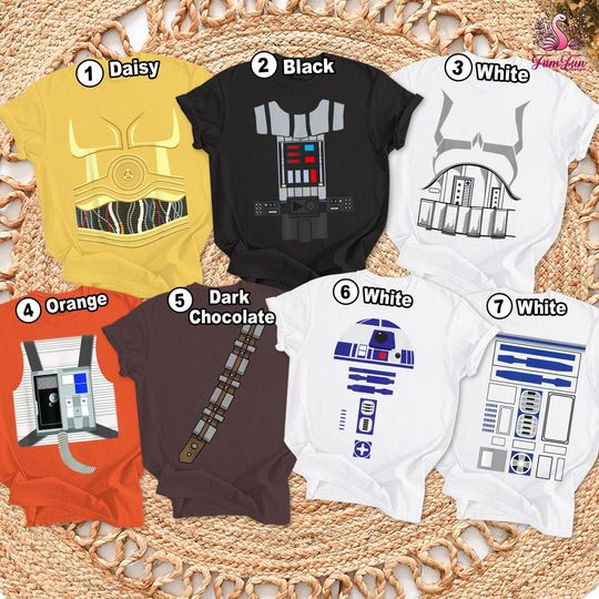 Discover Starwars Halloween Costume Shirt, StarWars Matching Family Costumes