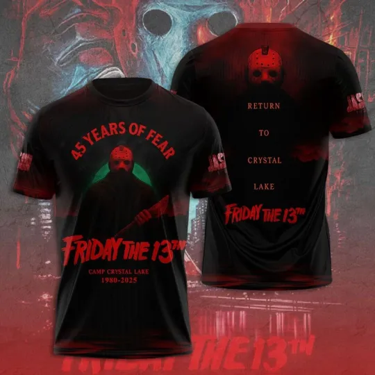 Discover Friday the 13th 3D T-Shirt Unisex T-Shirt 3D1