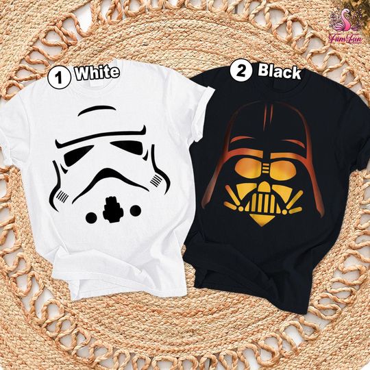 StarWars Stormtrooper Face Costume Halloween T-Shirt, Starwars Halloween Costume