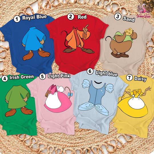 Cinde Halloween Costume T-shirt, Halloween Cinde Group Shirt, Jag and Gus Gus Shirt
