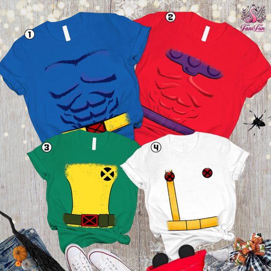 Discover Halloween Superhero Shirt | X-Men Costume Shirt | Movie Fan Gift | Magic Kingdom Shirt | Halloween Sweatshirt | X Men Halloween Costume