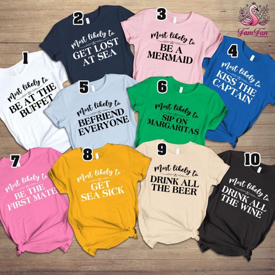 Discover Custom Most Likely to Cruise Shirt, Cruise Matching Shirt, Group Shirt