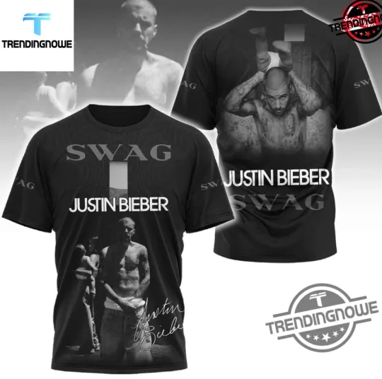 Justin Bieber Swag 2025 3D Printed T-Shirt