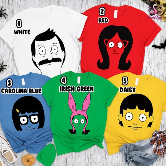 Discover Bob's Burger Family Costume Shirt, Bob Belcher Costume Shirt