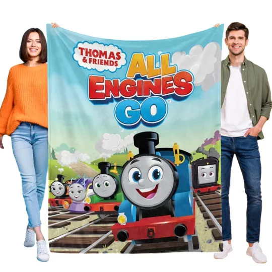 Discover Thomas and Friends Fleece Blanket for Bed and Sofa
