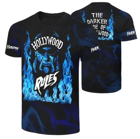 Hulk Hogan Hollywood Rules 3D Memorial 1953 2025 3D T Shirt Full Size