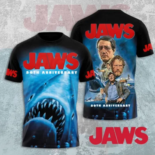 Discover Jaws  3D Shirt