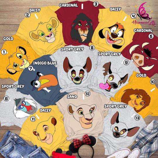Animal Kingdom Costumes, Lion King Costume Shirt, Animal Kingdom Shirt