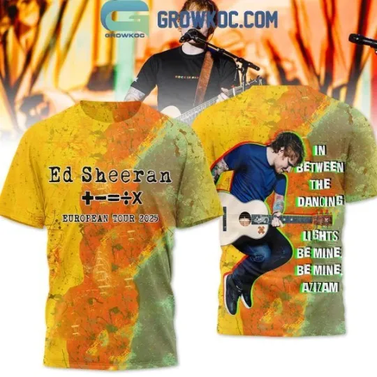 Discover Ed Shee European Tour 2025 3D T Shirt