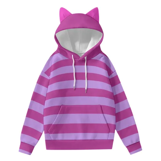 Adult Cheshire Cat Costume Hoodie With Ears