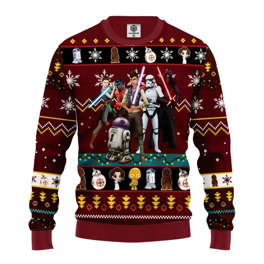 Discover Star Wars Dark Ugly Christmas Sweater for Thanksgiving Gift