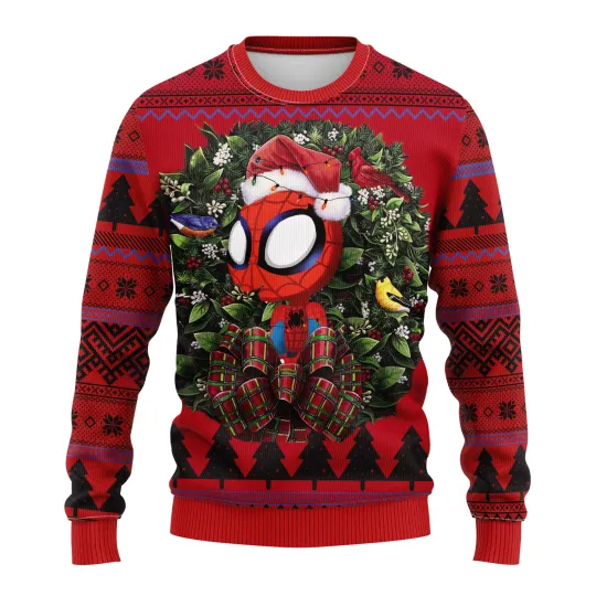 Discover Spiderman Ugly Christmas Sweater for Thanksgiving Gift