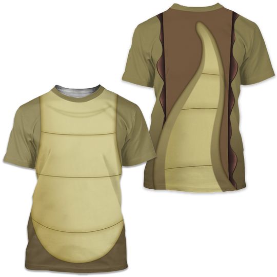 Disney Louis Crocodile Costume Shirt, Princess And The Frog Shirt, Disney Cosplay Tee, Louis Cartoon Halloween All Over Print Tee