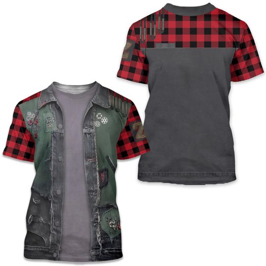 Disney Zed Necrodopolis 3D T-Shirt, Zombies 4 Shirt, Disney Zombies Costume T-Shirt, Zombies Zed Cosplay Costume Tee