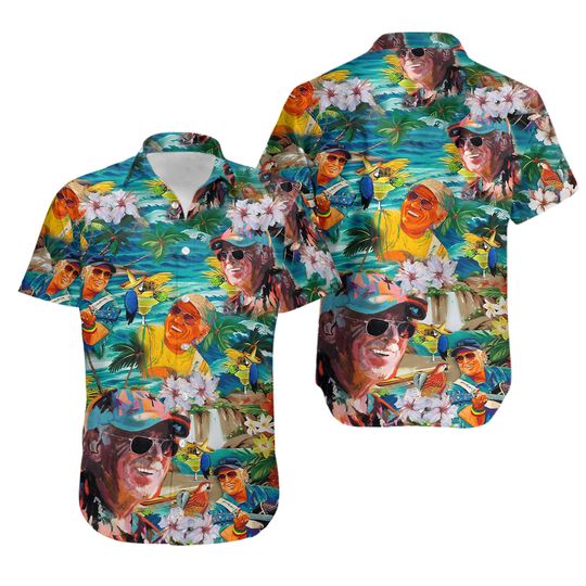 Jimmy Buffett Memorial Hawaiian Shirt, Jimmy Buffett Fan Gift