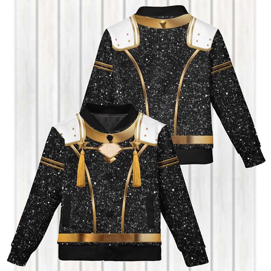 Discover Zoey Kpop Baseball Jacket, Women’s Varsity Jacket, Youth Baseball Jacket, Anime Kpop Costume, Golden Holiday Jacket