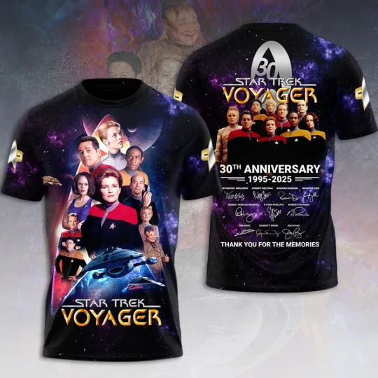 Discover Star Tre*k: Voyager 30th Anniversary 3D Apparel