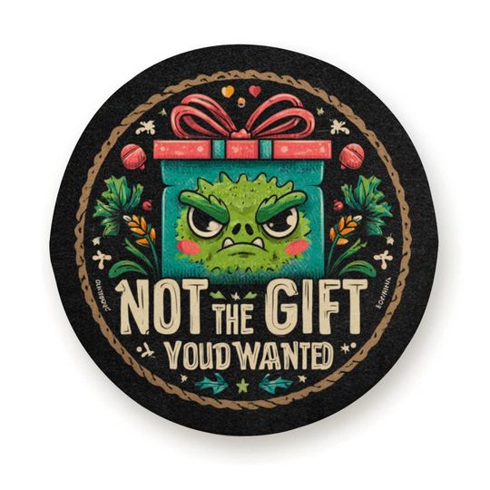 Discover Funny Christmas Spare Tire Cover  Not The Gift You Wanted Grumpy Gift Box Design Holiday Jep & SUV Gag Gift